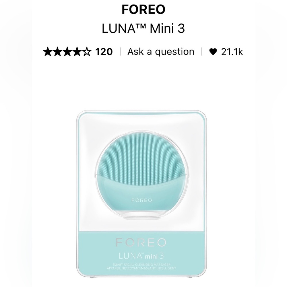 🧖🏻‍♀️ NWT | FOREO LUNA Mini 3 | Brand New 🧖🏻‍♀️